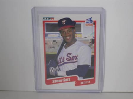 Sammy Sosa RC #548 1990 Fleer Baseball Card
